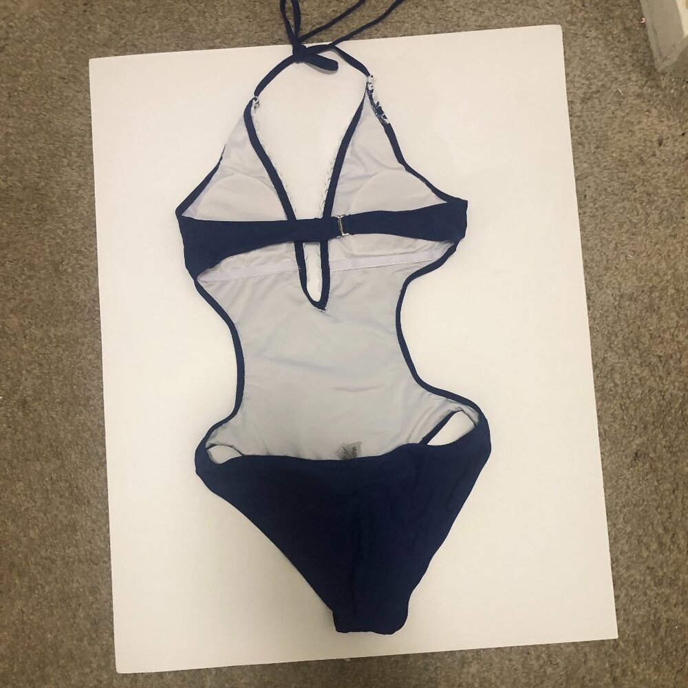 CUPSHE one piece SwinSuit Blue Size Small - Picture 5 of 6